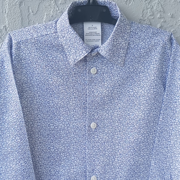 Van Husen Boys Floral Print Shirt - Picture 6 of 15